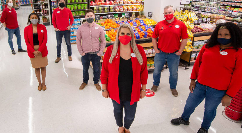 Target workers complying with biosecurity standards