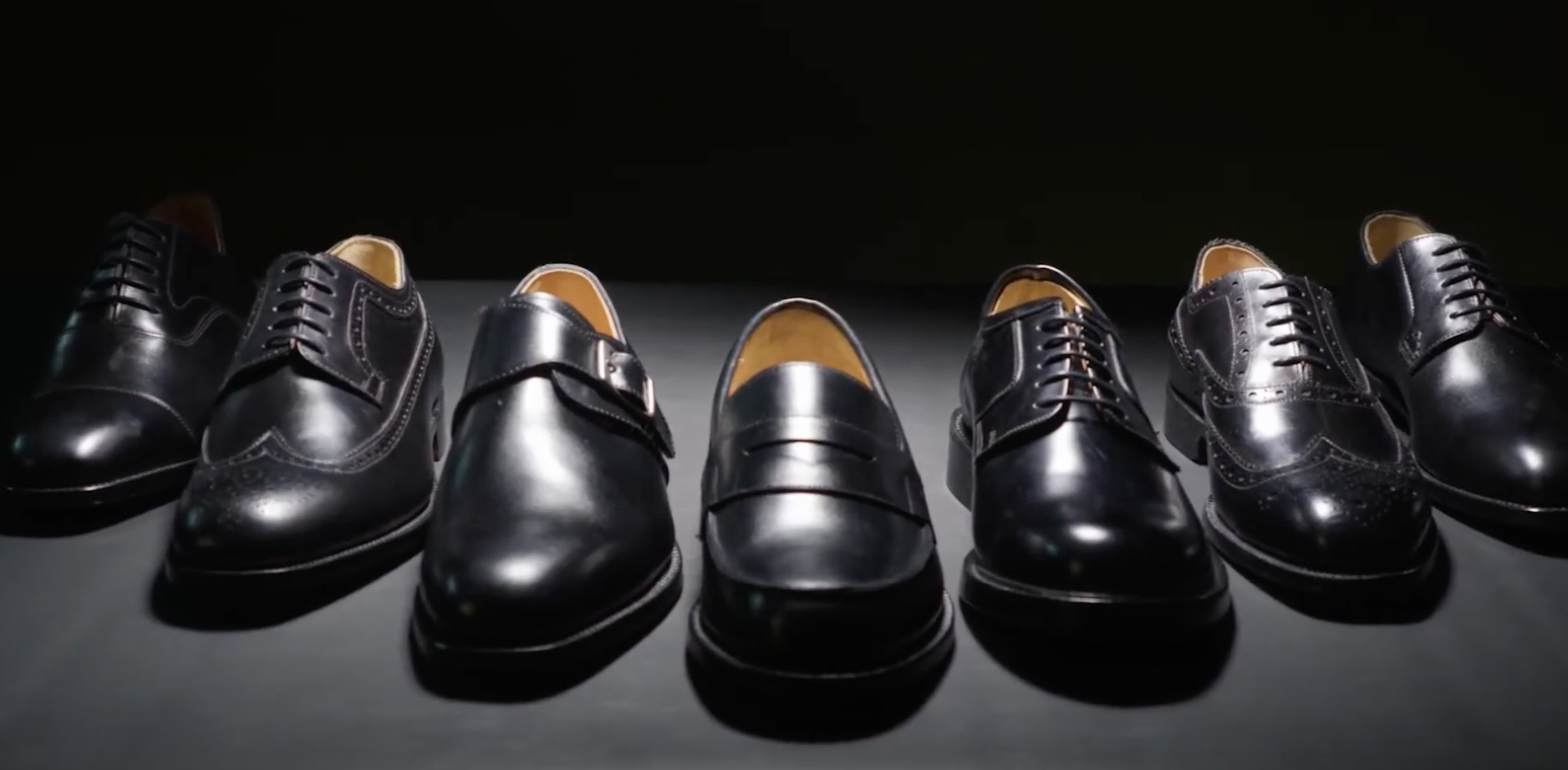 grenson classic black shoes