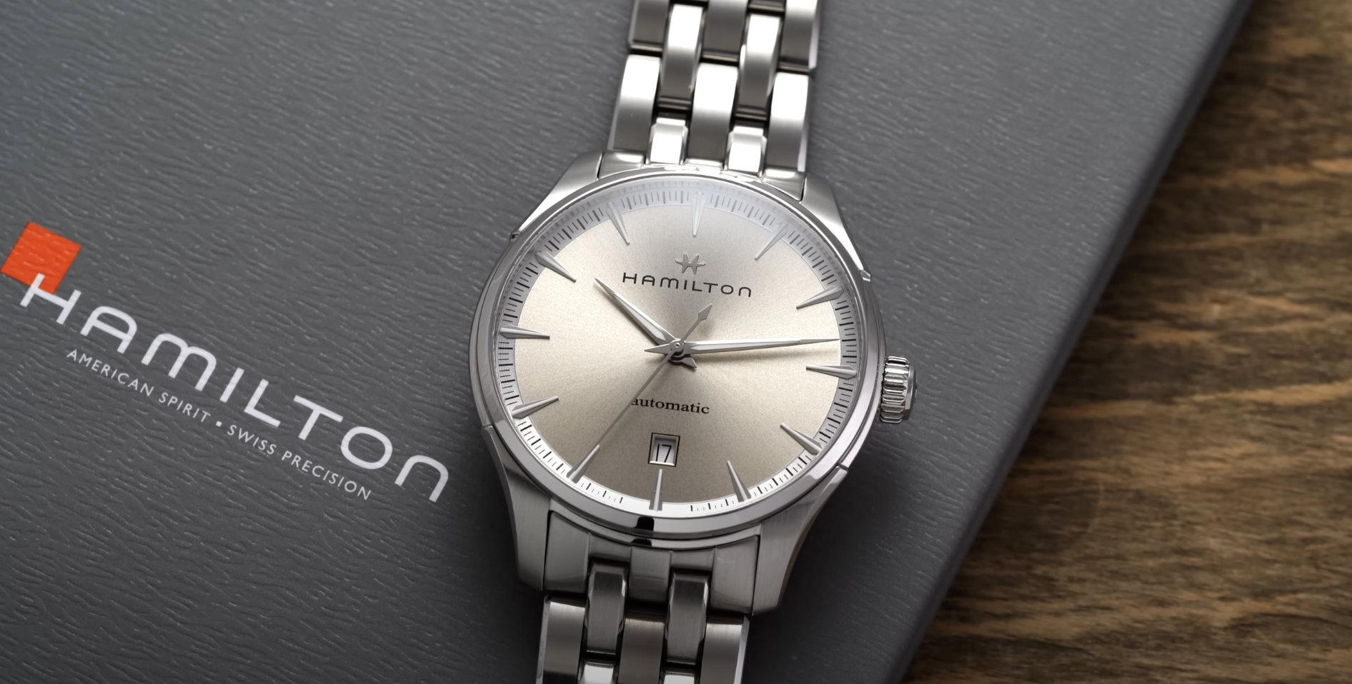 hamilton silver watch